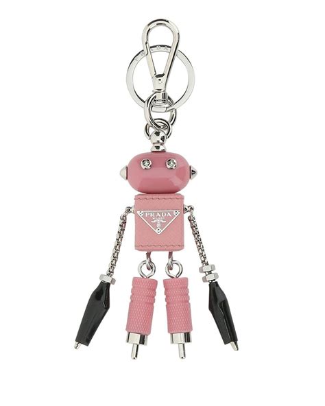 prada robot keyring|Prada keychain slot.